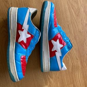 Marvel Comics Bapesta FS-001 Low 'Captain America'